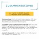 Opakowanie karmy dla zwierząt zatytułowane "Skład" z wyróżnionym tekstem "z kurczakiem w sosie." Składniki i informacje o wartości odżywczej poniżej.