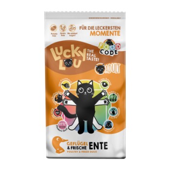 Food Code Trockenfutter Katze, Adult, Ente und Geflügel 340 g