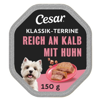 Packung Cesar Klassiker Kalb und Geflügel
