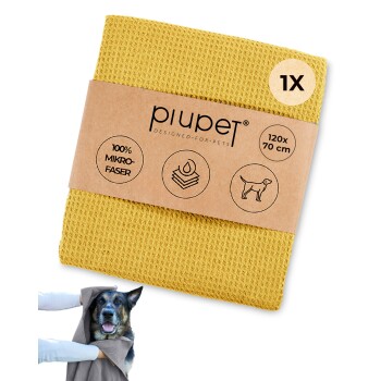 Hundehandtuch gelb