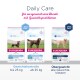 EUKANUBA Daily Care Hundefutterbeutel für Gewichtskontrolle und übergewichtige Hunde, mit drei Sorten und Nährwertangaben.
