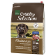 Hundefutterbeutel mit der Aufschrift "Real Nature Country Selection Mediterran", der italienisches Büffel- und Rindfleisch mit Kastanien und Mozzarella enthält, 4 kg.