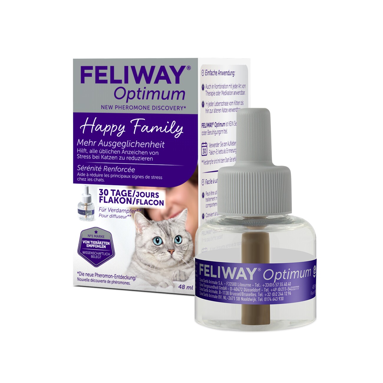 Feliway Friends - Recharge 48 ml  Hygiène et Soins chats - Médor et  Compagnie®