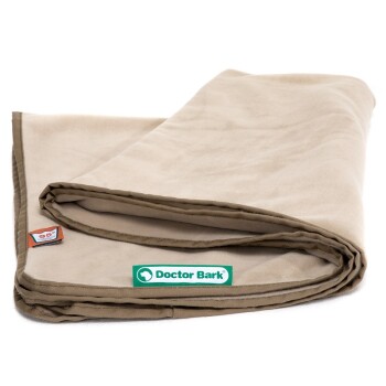 Fleece-Kuscheldecke beige XL