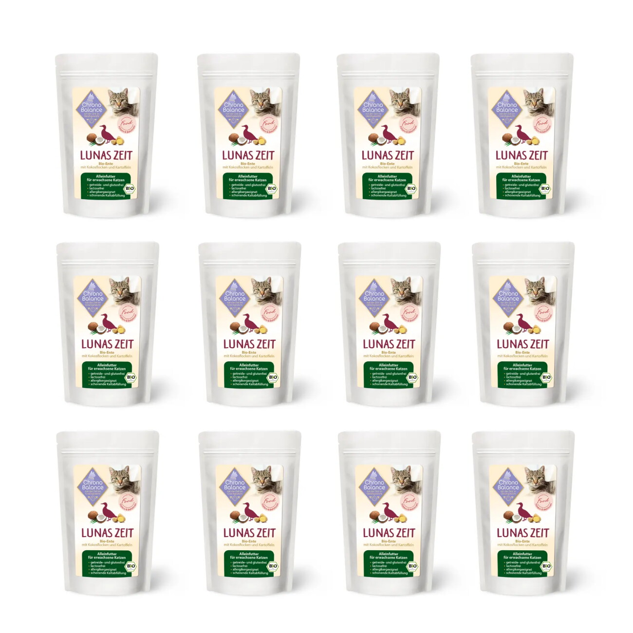 ChronoBalance Alleinfutter Ente mit Kokosflocken und Kartoffeln 1,2 kg