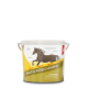 Gelber 3 kg Behälter Josera Kraut & Rüben Mineralcobs Pferdemineralergänzung mit Pferdebild und Produktdetails.