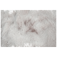 Douce couverture pour animaux de compagnie grise et moelleuse avec une surface texturée, idéale pour garder les animaux au chaud et à l'aise.