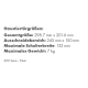 Specificaties van de huisdierdeur: totale grootte 298,7x201,6 mm, uitsparing 245x150 mm, maximale schouderbreedte 132 mm, maximaal gewicht 7 kg. 600 Serie - Klein.