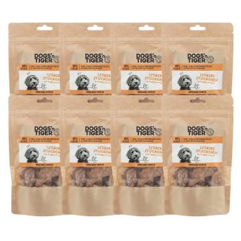 Dogs'n Tiger Leckere Stückchen | Ente 640 g