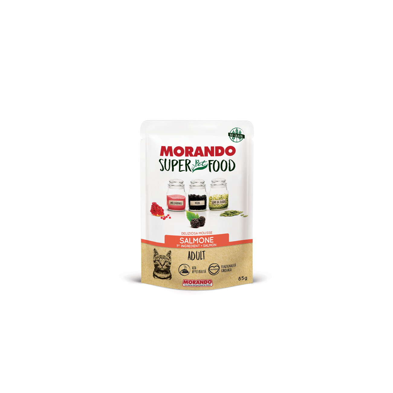 MORANDO SuperPet Food Adult Lachs 24x85 g
