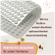 Rosa Silikon-Haustiermatte (38x28cm) mit Herzvertiefungen, BPA-frei, spülmaschinenfest. Text: "Perfektes Geschenk für jedes Haustier."