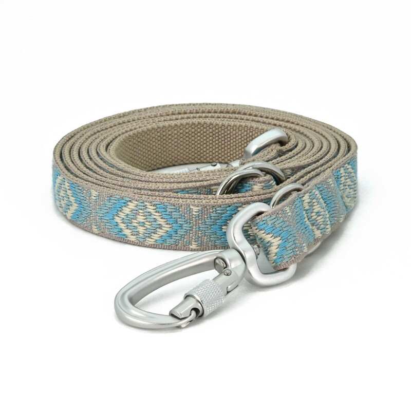 THE DOG IDEA Boho-Chic Hundeleine Sky 1,2 m