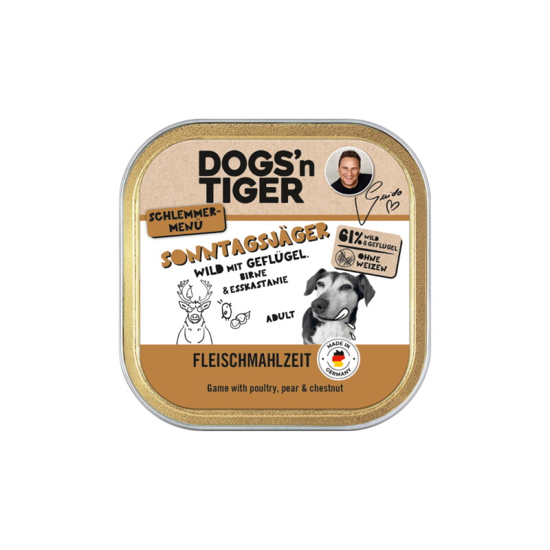 Dogs'n Tiger Dogsn Tiger Sonntagsjäger Wild &Geflügel 20x150 g