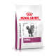 Royal Canin Veterinary Renal Katzenfutterbeutel mit einer Illustration einer grauen getigerten Katze, mit dem deutlich sichtbaren "ROYAL CANIN"-Logo und "RENAL".