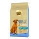 Select Gold Maxi Adult Hundefutterbeutel, geeignet für Hunde über 25 kg, mit der Kennzeichnung "Sensibel", mit Insektenprotein und Nährwertangaben.