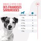 Donnez à votre chien des friandises savoureuses. Tableau des unités maximales par jour selon le poids du chien.