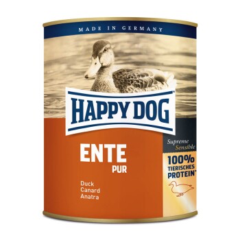 Happy Dog Pur Single Protein 6x800g Ente pur