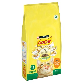 Adult Indoor Dry Cat Food Chicken, Turkey, Vegetables 2 kg