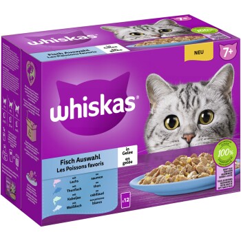 Multipack 7+ Fisch Auswahl in Gelee 12 x 85g