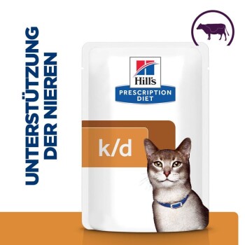 Prescription Diet k/d Feline 12x85g Rind