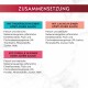 Bild zeigt die Zusammensetzung des Haustierfutters auf Deutsch: Thunfisch, Lachs und Forelle in einer köstlichen Sauce, mit Zutaten und Nährwertinformationen.