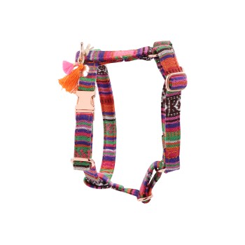 - Hundegeschirr - Boho Ibiza silber M