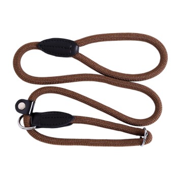 Retrieverleine, Hundeleine, Führleine braun 1,2 m