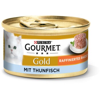 Gourmet Gold Raffiniertes Ragout 12x85g Thunfisch