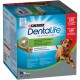 Boîte de friandises Purina Dentalife Daily Oral Care pour chiens, pack multiple de 36 bâtonnets, pour chiens de 25-40 kg, avec action nettoyante naturelle.