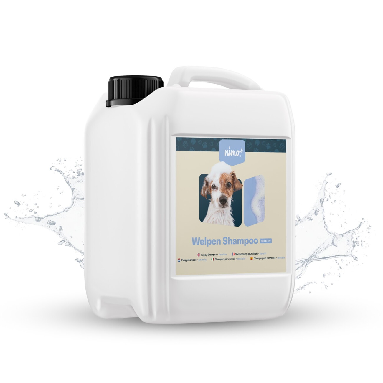 Nimo Welpen Shampoo Sensitiv - Ohne Duftstoffe & Ph-Neutral Für Alle Rassen - 2.5 L - Bild 2