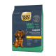 Select Gold Mini Junior Hundefutterbeutel, geeignet für Welpen von 5-10 kg, mit Huhn als Hauptzutat, beschriftet mit "Vollständig."