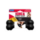 Czarna gumowa zabawka do żucia KONG Goodie Bone w opakowaniu, oznaczona 'KONG Goodie Bone' i 'Toughest Natural Rubber', średnia 15–35 lb