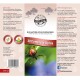Etikett für Bellfor ZEComplete Spray, mit einem Zecken auf einem Blatt, mit Text, der natürliche Inhaltsstoffe, Anwendungshinweise und Vorteile für Hunde beschreibt.