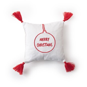 Meilleurs prix pour Aumüller Joyeux Noël coussin de jeu pour chat blanc