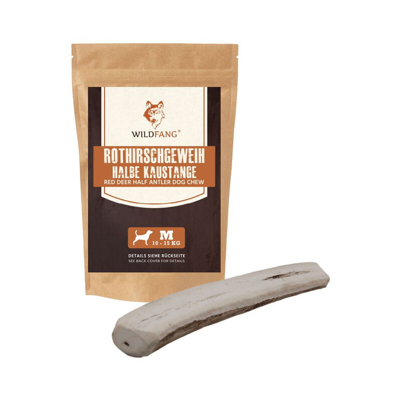 Wildfang ® halbes Rothirsch-Geweih Snack XXL