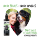 Flasche Bugalugs Aloe & Kiwi Kölnisch Wasser mit einem Hund in Herzform und Text "Mehr Sprays - mehr Kuscheln" und "Pflegt gegen schlechte Gerüche & riecht toll!"