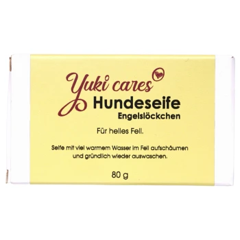 Hundeseife Engelslöckchen für helles Fell 80g