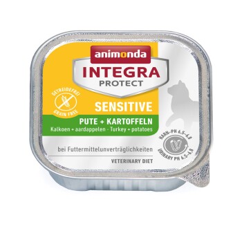 Animonda Integra Protect Sensitive 16x100g Pute & Kartoffel