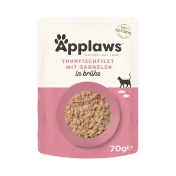 Nassfutter Katze Adult Thunfischfilet und Pazifik Garnele 12x70 g