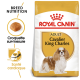 Sac de nourriture pour chien Royal Canin pour Cavalier King Charles adulte, présentant une image de chien, une nutrition spécifique à la race et des avantages pour la santé cardiaque.