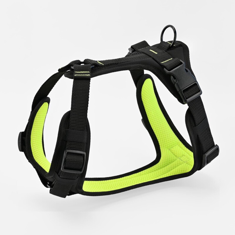 THE DOG IDEA Hundegeschirr Trail Neongelb S