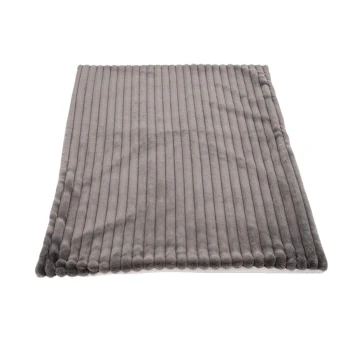 Pet & Co Hundedecke Lazy Luxus grau/ grau L