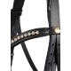 Hans Melzer Kandare Hamburg LACK schwarz/silber Pony