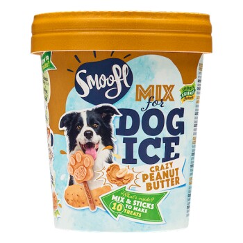 Smoofl Eis Mix für Hunde Erdnussbutter