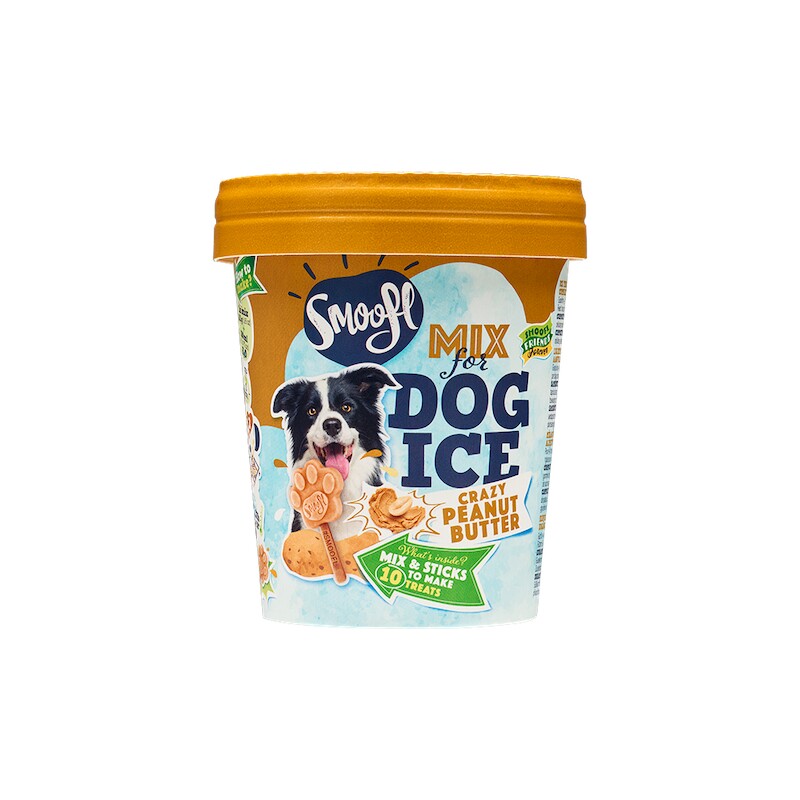 Smoofl ijsmix voor honden Pindakaas