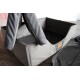 ® COLUMBUS Orthopädisches Hundebett | Reisehundebett | Tragbar Faltbar braun 1 m, 25 cm, 80 cm