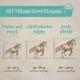 Fütterungsempfehlungen für Pferde: Fohlen und Ponys (30-50g), mittelgroße Rassen (50-80g), große Pferde (80-100g) pro Tag.