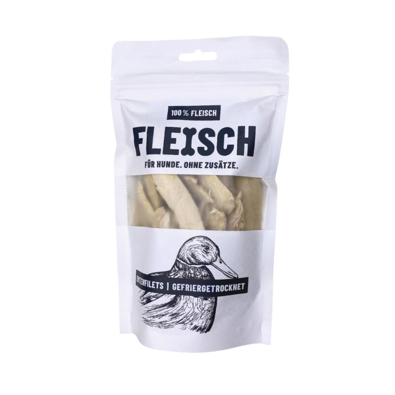 SCHNAUZE & CO. FLEISCH 100% Entenbrustfilet schonend Gefriergetrocknet 50g