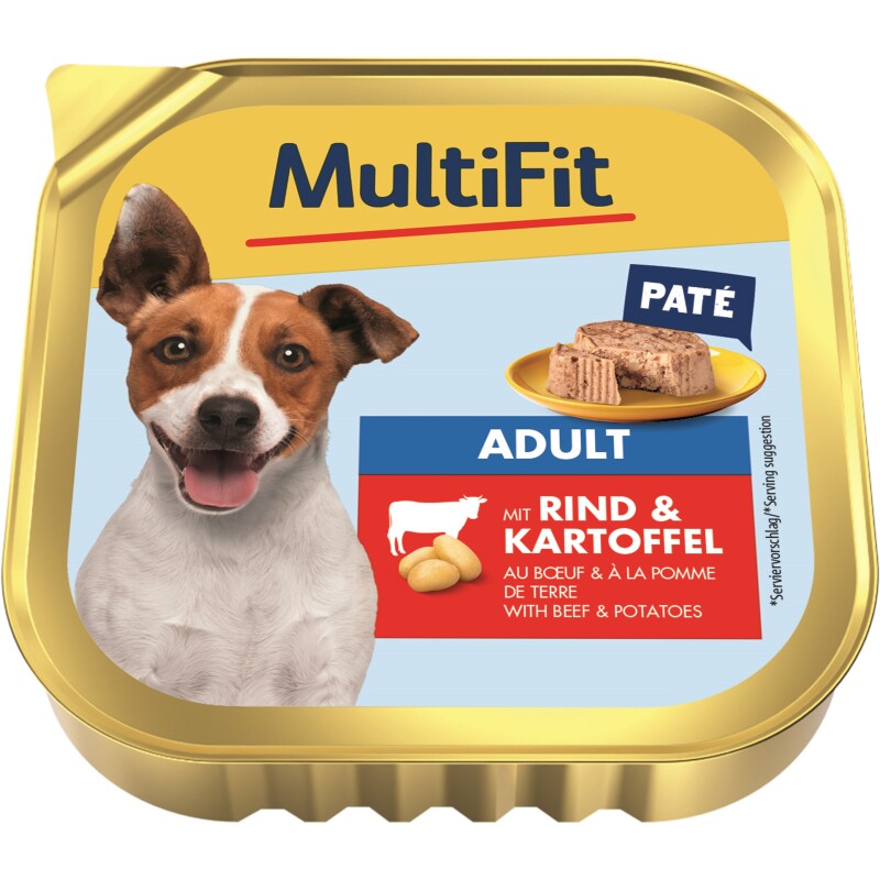 MultiFit Adult Little Dog Rundvlees en aardappel 11x150 g