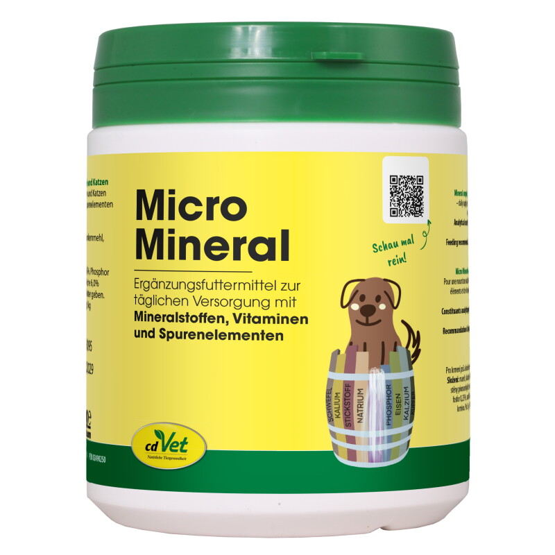 cdVet MicroMineral Hund & Katze 500 g